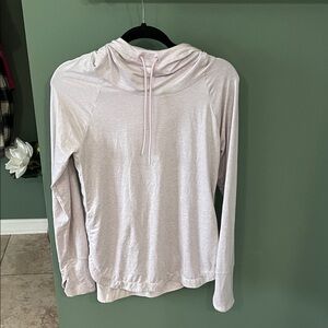 Athleta Light Pink Hoodie Sweatshirt